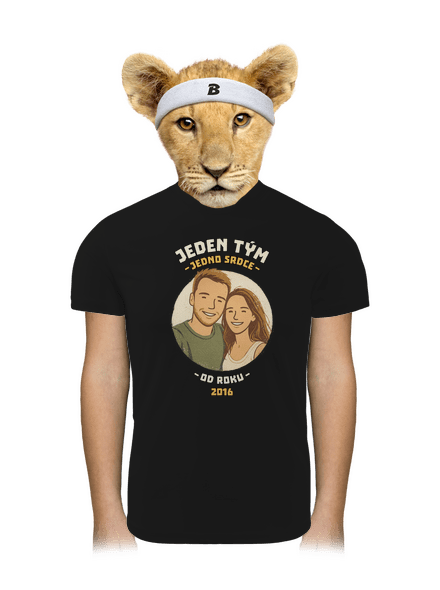 Jeden tým z vlastní fotky dětské sportovní tričko Black