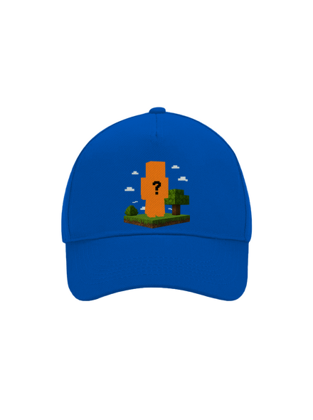 Minecraft z vlastní fotky kšiltovka baseballka Bright Royal