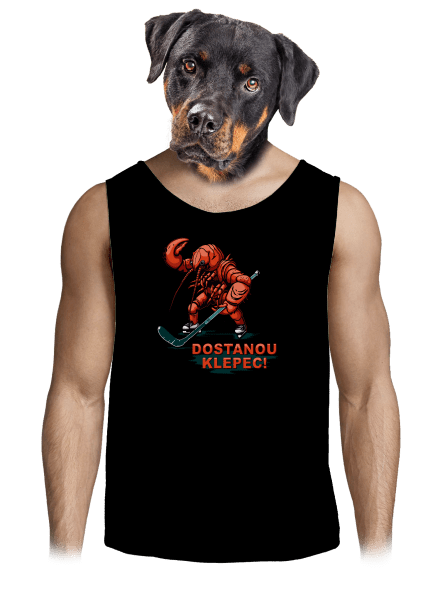 Dostanou klepec pánské tílko Black