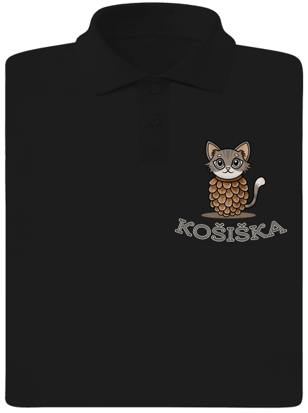 Košiška pánská polokošile Black