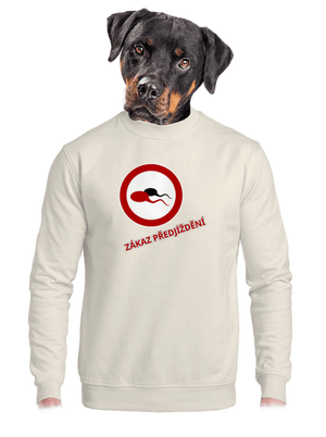 unisex mikina bez kapuce