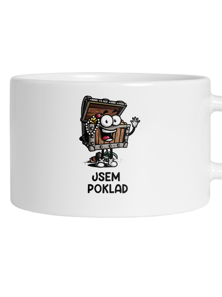Jsem poklad hrnek makronka White