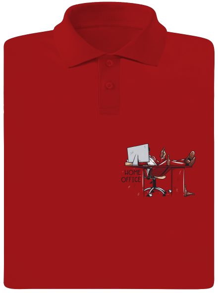 Home Office pánská polokošile Red Mal