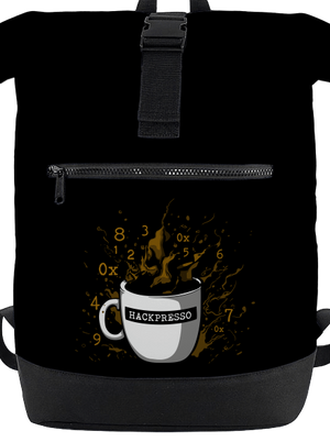 Hackpresso  batoh Black