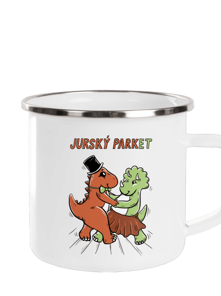 Jurský parket plecháček White