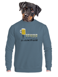 unisex mikina bez kapuce