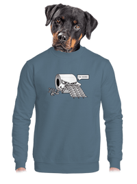 unisex mikina bez kapuce