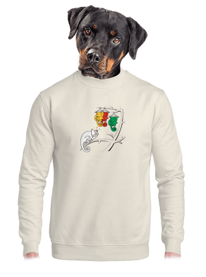 unisex mikina bez kapuce