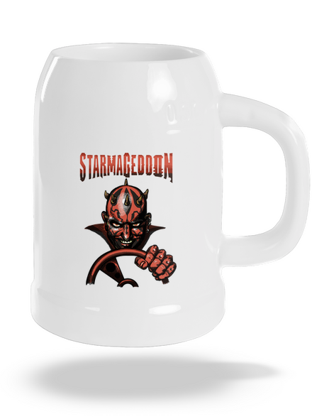 Starmageddon půllitr White