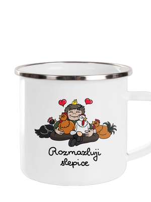 Rozmazluji slepice plecháček White