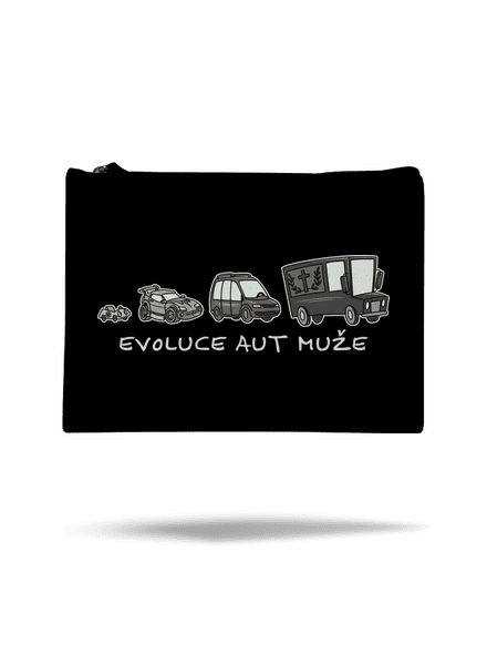 Evoluce aut muže taštička Black