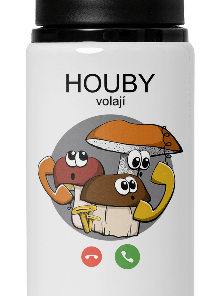 Houby volají lahev na vodu White