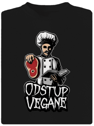 Odstup vegane pánské sportovní tričko Black