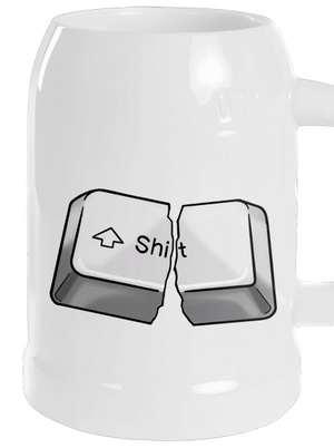 Shift půllitr White