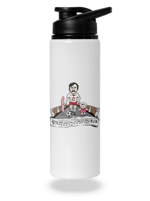 Fotbalová legenda lahev na vodu White