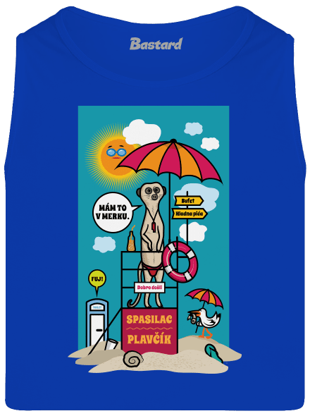 Plavčík pánské tílko Royal Blue