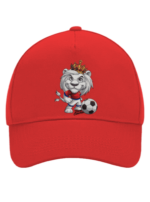 Fotbalový lev kšiltovka baseballka Classic Red