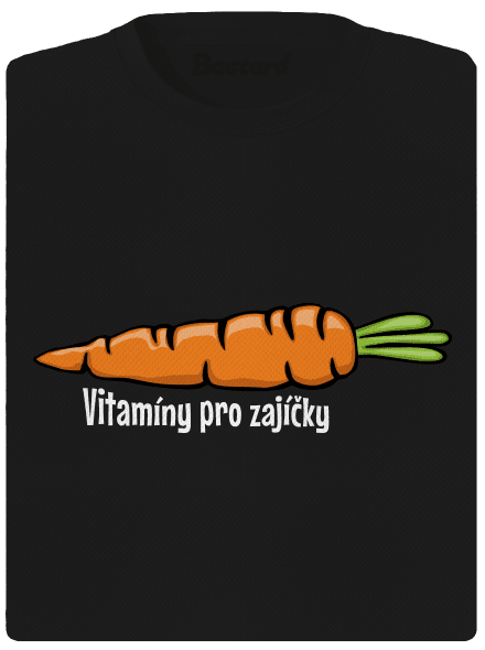 Vitamíny pro zajíčky dámské sportovní tričko Black