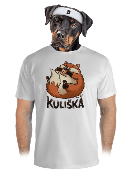 Kuliška pánské sportovní tričko White