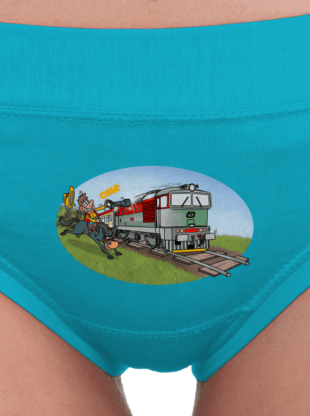 Šotouš na lovu dámské kalhotky Turquoise