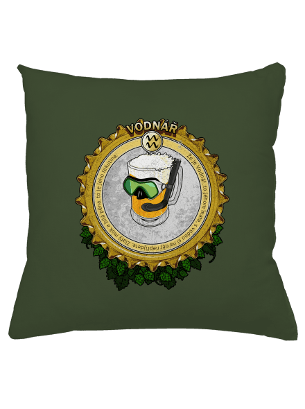 Pivní horoskop: Vodnář polštář Olive Green
