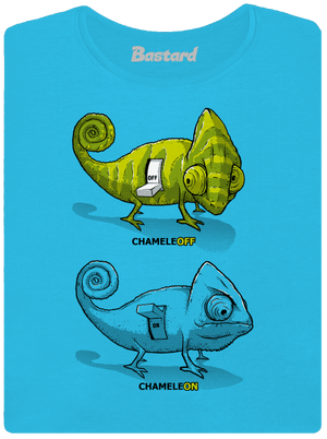 Zapnuto vypnuto dámské tričko Blue Atol