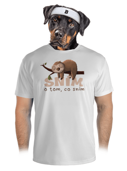Sním o tom, co sním pánské sportovní tričko White
