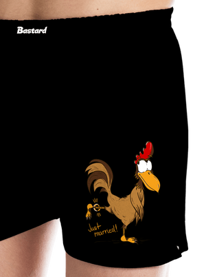 Novomanželé pánské trenky Black