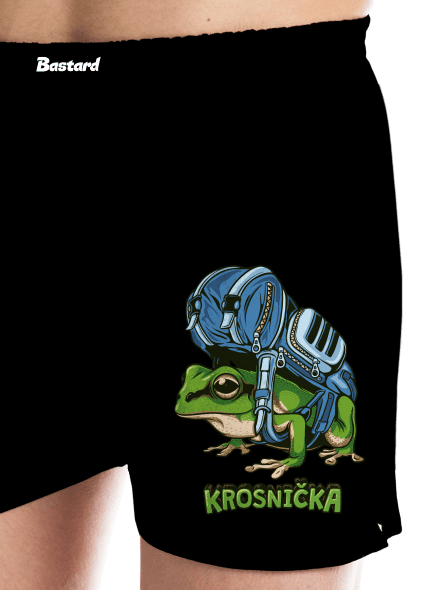 Krosnička pánské trenky Black