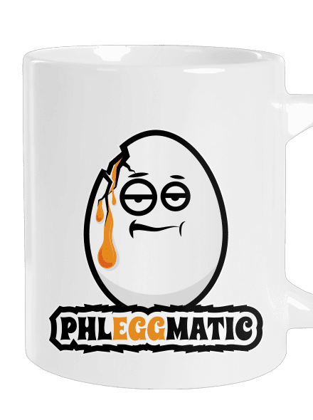 Phleggmatic velký hrnek White