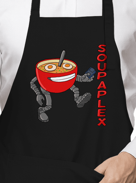 Soupaplex zástěra Black