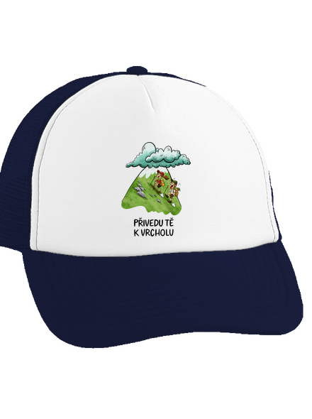 Přivedu tě k vrcholu kšiltovka truckerka French Navy cap