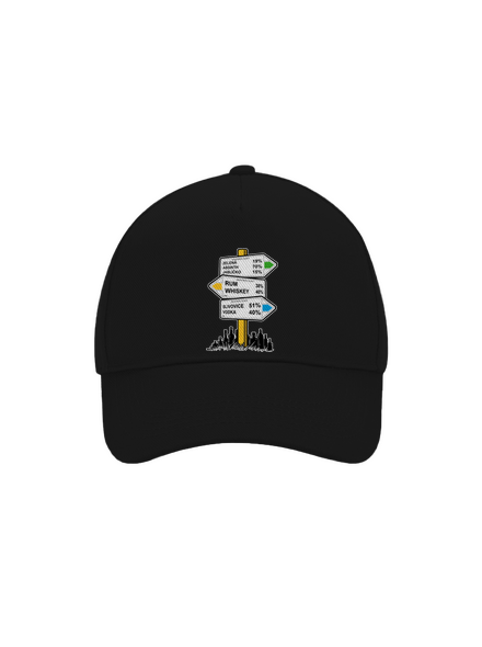 Rozcestník kšiltovka baseballka Black
