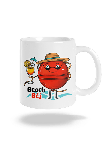 Beach Bój klasický hrnek White