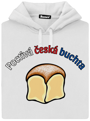 Poctivá buchta a klobása dámská mikina klokanka White