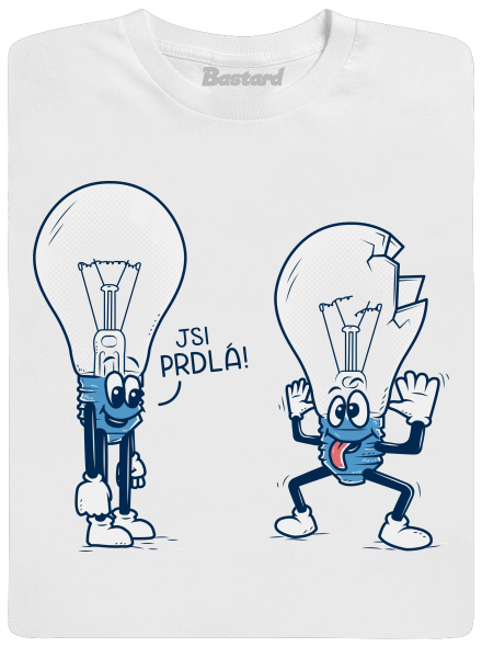 Prdlá dětské tričko White