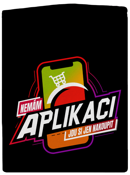 Nemám aplikaci dámská mikina na zip Black
