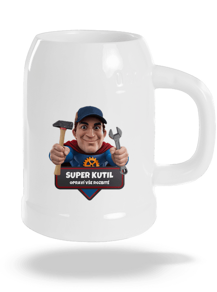 Super táta půllitr White
