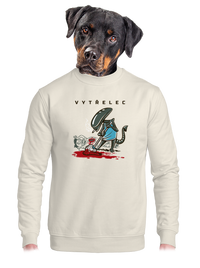 unisex mikina bez kapuce