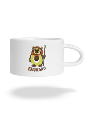 Ewokado hrnek makronka White