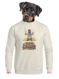 unisex mikina bez kapuce