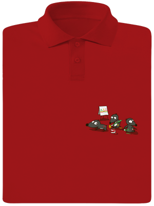 Pražský krtek pánská polokošile Red Mal