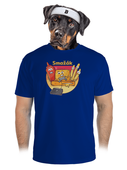 Smažák pánské sportovní tričko Royal Blue Mal