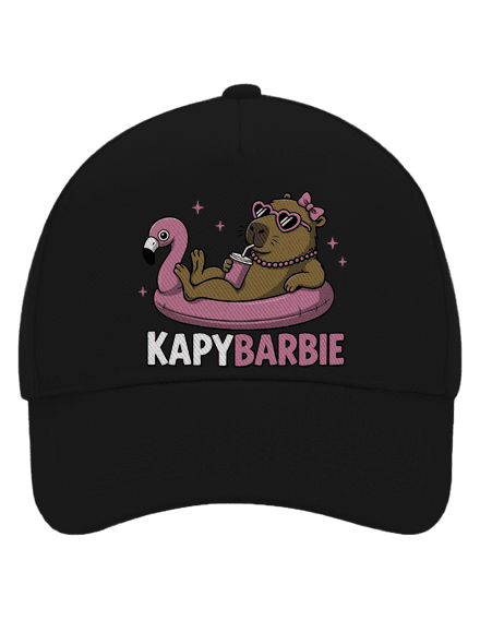 Kapybarbie kšiltovka baseballka Black
