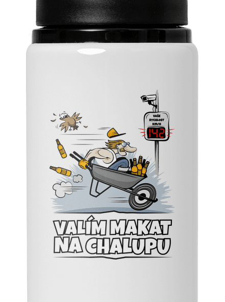 Valím na chalupu lahev na vodu White