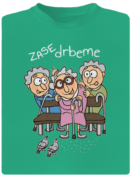Zase drbeme pánské sportovní tričko Mint Mal