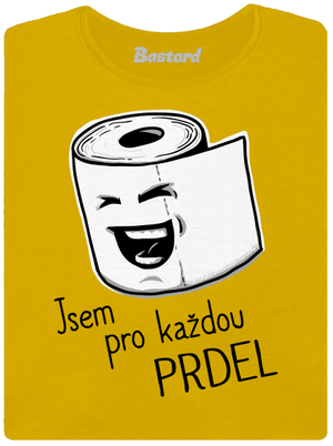 Prdel dámské tričko Yellow