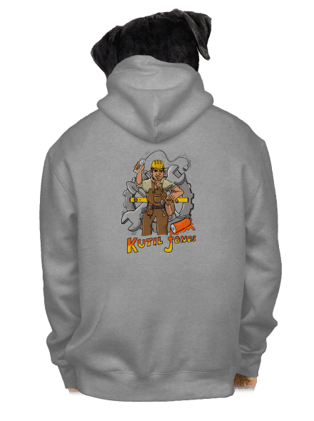 Kutil Jones pánská mikina na zip Light Melange