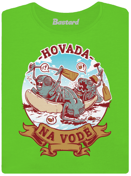 Hovada na vodě dámské tričko Apple Green