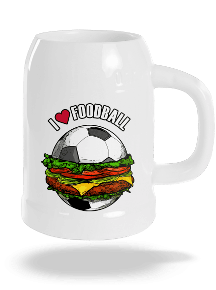 Foodball půllitr White